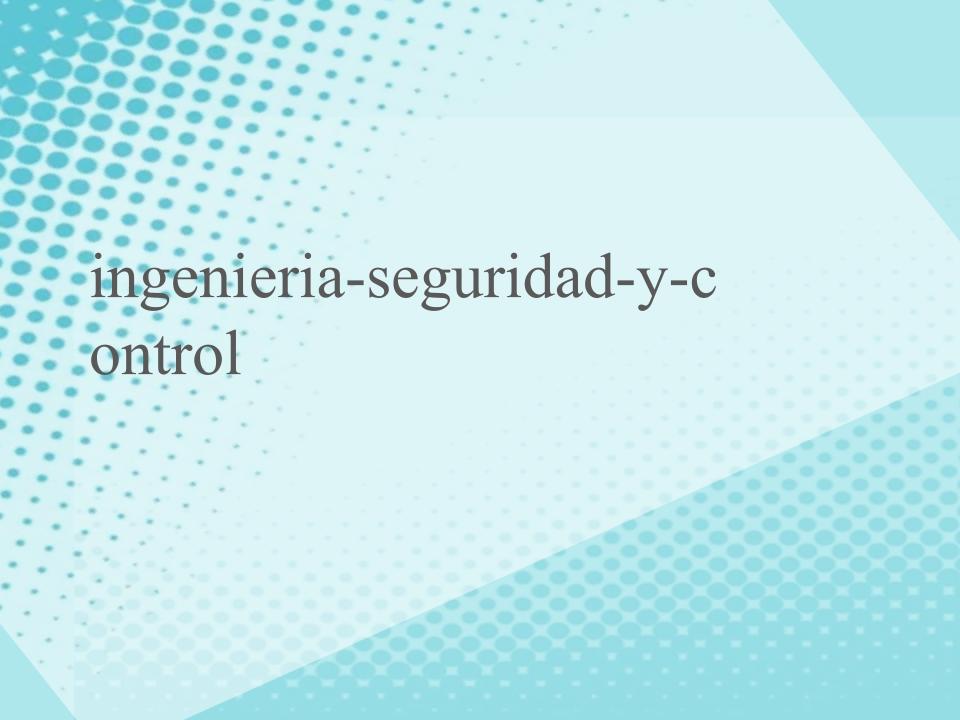 ingenieria-seguridad-y-control ingenieria-seguridad-y-control